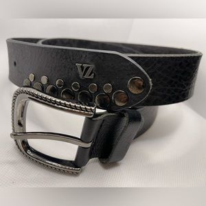 Beautiful - Black leather belt from Velez - 1.5” wide - made in Colombia